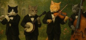 Класика з котами у дворі Людкевича