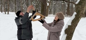 У львівських парках встановили близько 60 годівниць для птахів