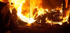 Нічний обстріл Одеси: під ударом опинився промисловий об'єкт