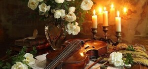 Вишукана музика для скрипки та фортепіано при свічках