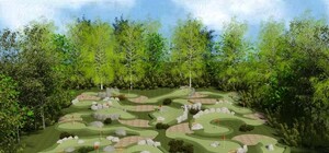 Яким буде парк-скалодром у парку культури (візуалізація)