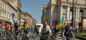 Мер Львова взяв участь у найбільшому міському велопараді (фото, відео)