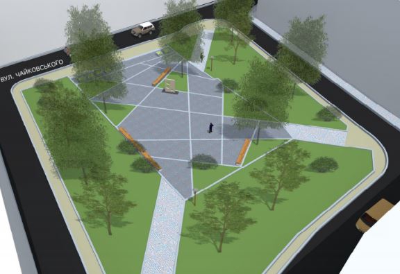 Новина - Події - У Львові облаштовують новий громадський простір за питним фонтаном (візуалізація)