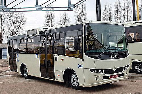 Новина - Транспорт та інфраструктура - Пристосовані для людей на візках: Львів отримав 8 нових автобусів Аtaman