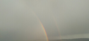 Витівки природи: у Львові після дощу з'явилось одразу дві веселки