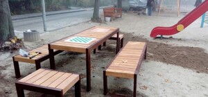 Де саме: у Львові встановили вуличні дошки для гри в шахи і нарди