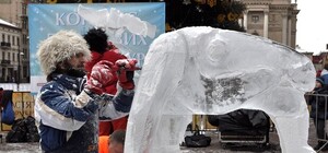 Витончені і холодні: у Львові відбудеться виставка крижаних скульптур