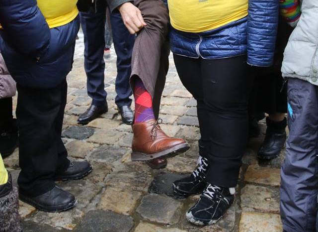 Новина - Події - Фотофакт: мер Львова продемонстрував свої шкарпетки