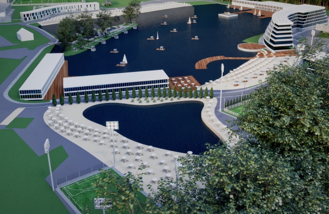 Новина - Транспорт та інфраструктура - Зазирни у майбутнє: яким буде Винниківське озеро після реконструкції