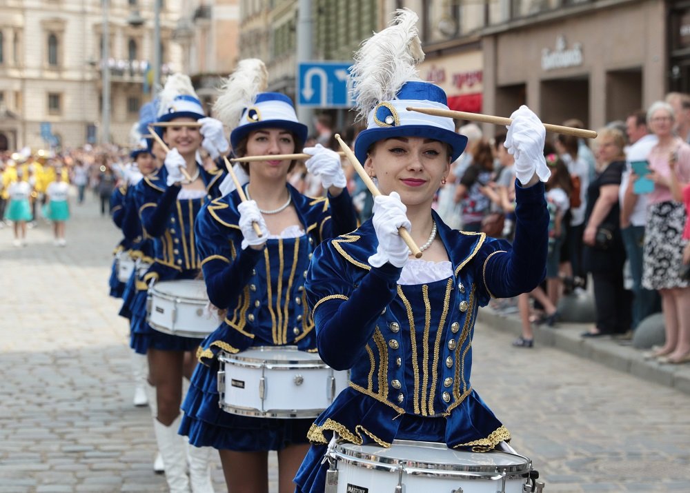 Святковий парад з нагоди 762-річчя Львова. Фото Павла Паламарчука/ZAXID.NET
