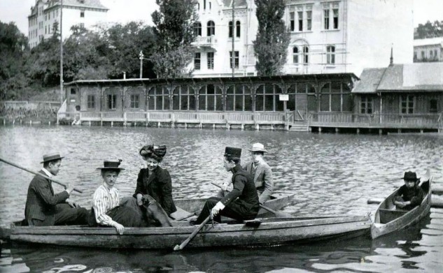 Фото водойми неподалік вулиці Вітовського (1914 рік)