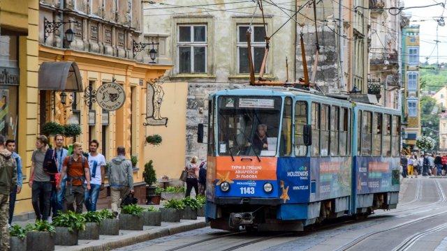 У Львові не курсує трамвай №7