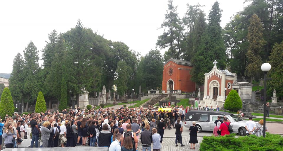 У Львові сталася бійка під час похорону бійця АТО Мар'яна Найди