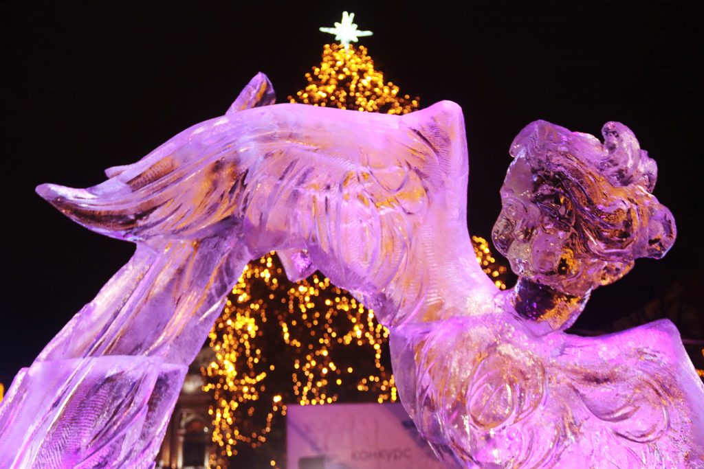 У Львові обрали переможців конкурсу льодових скульптур 2019. Фото 4studio.com.ua.