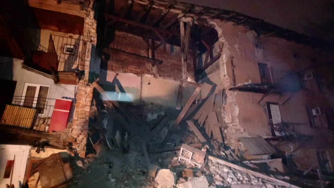 У Львові обвалилась стіна житлового будинку