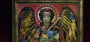 Виставка писанок та ікон на склі