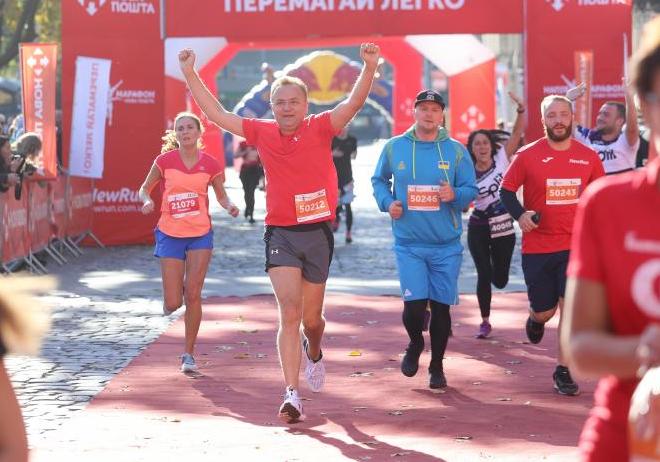 Мер Львова пробіг 5 кілометрів марафону