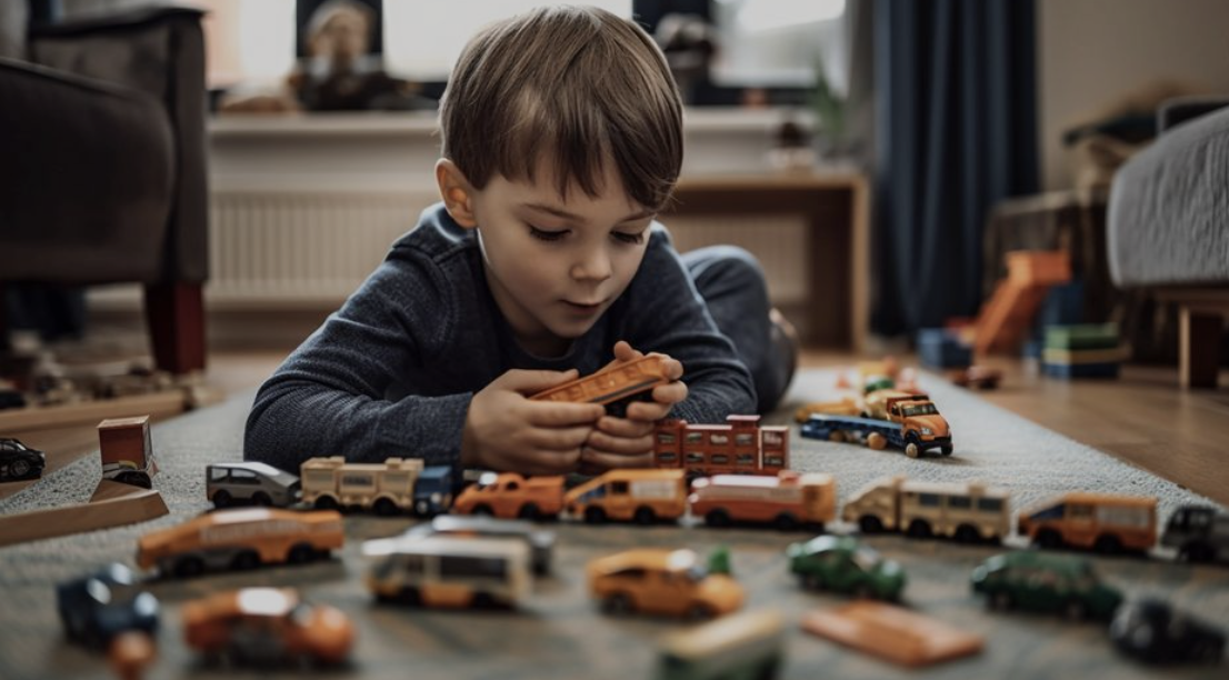 Однородные игрушки лучше втягивают в игру.