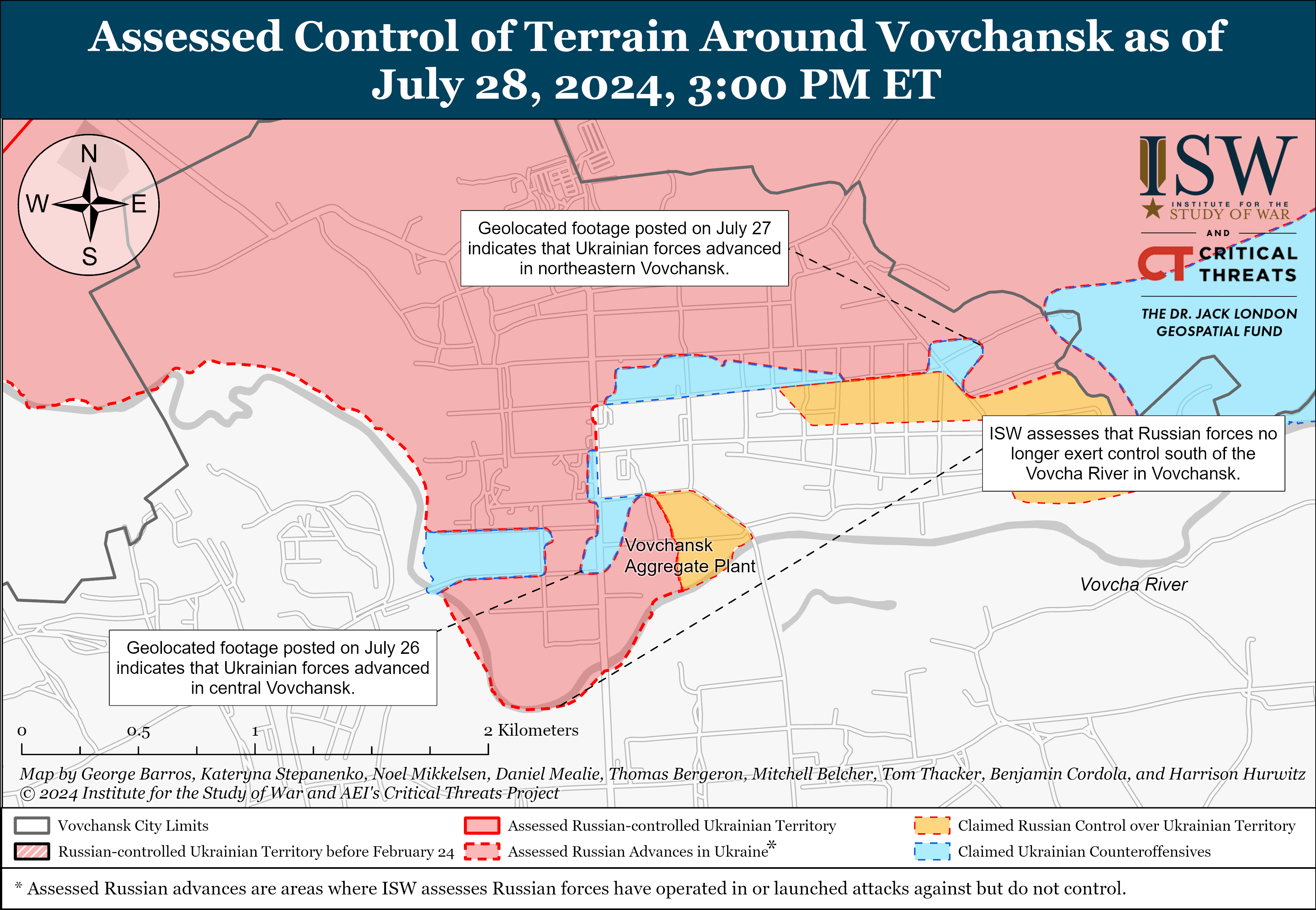 Карта бойових дій.