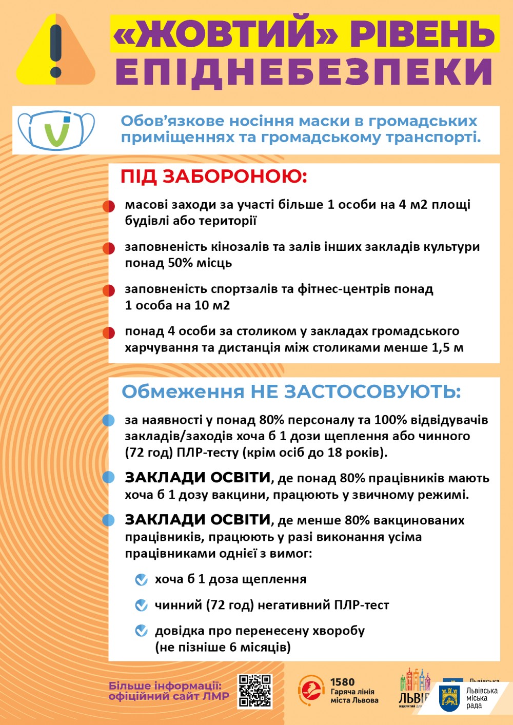 Міський голова Львова Андрій Садовий розповів, як відбуватиметься навчання у львівських школах в умовах &laquo;жовтого&raquo; рівня епідемічної небезпеки.