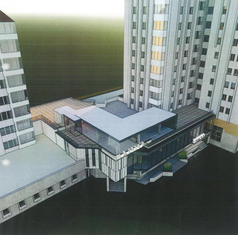 На даху одного з будинків на проспекті Чорновола у Львові відкриють ресторан.