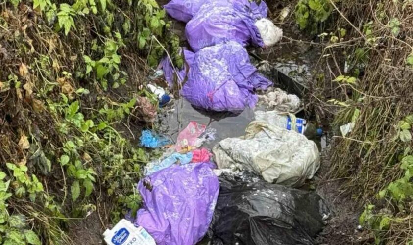 У Малехові під час викидання сміття спрацювала фотопастка.