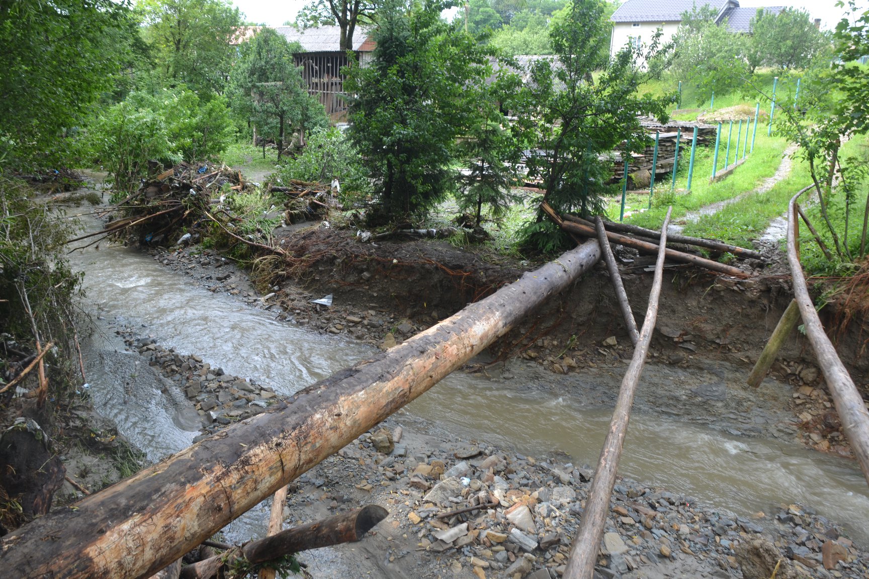 Потоп на Старосамбірщині. 4 липня 2020 рік. Фото: ДСНС у Львівській області. 