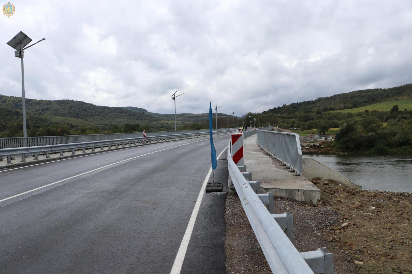 У  Львівській області збудували найдовший у Західній Україні міст. Фото: Львівська ОДА