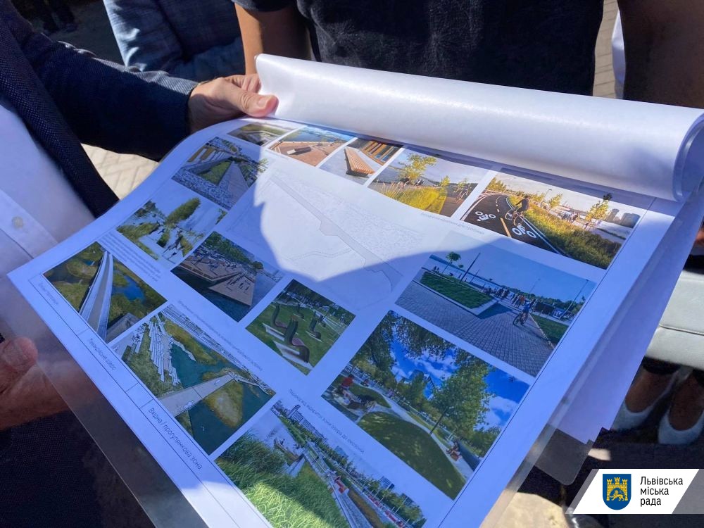 Концепція реконструкції озера передбачає поділ його на дві зони, одна з яких — для активного відпочинку, інша — для пасивного. Фото: Львівська міськрада.