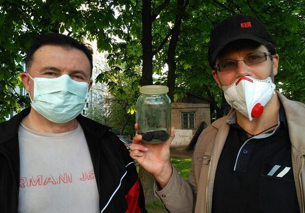 На дитмайданчик у Львові приповзла гадюка. Фото:  Андрій Кийко.