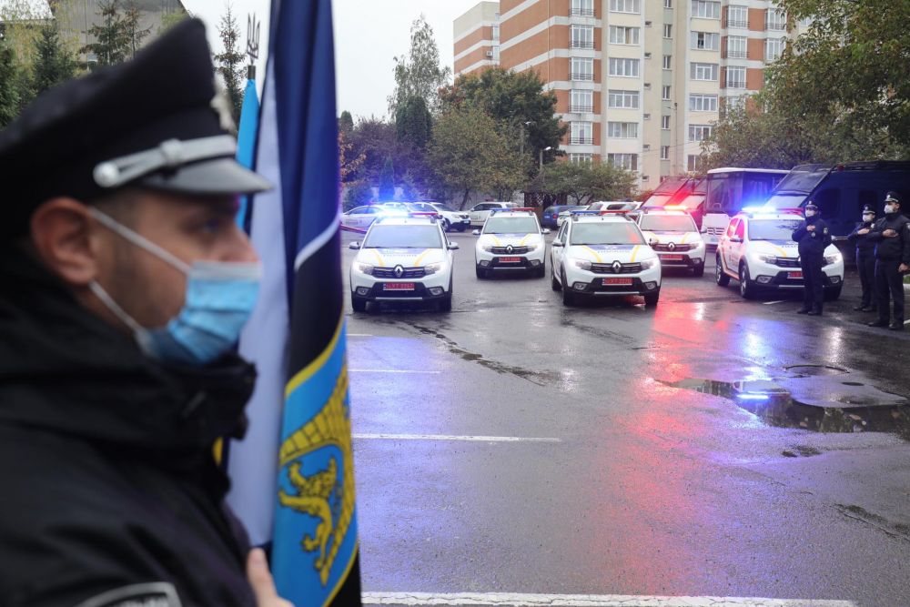 Мерія Львова придбала п'ять нових автомобілів для патрульної поліції. Фото: Львівська міськрада.