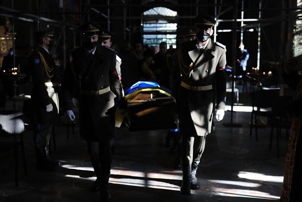 Львів прощається із загиблим на війні 21-річним Іваном Горошком. Фото:  Роман Балук