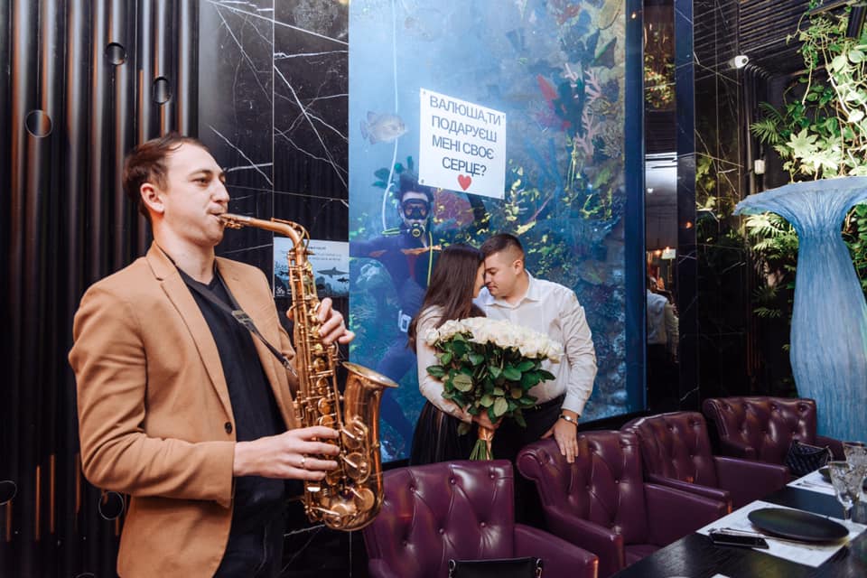 Як оригінально освідчитись коханій у Львові. Фото: івент агенція Flash Day