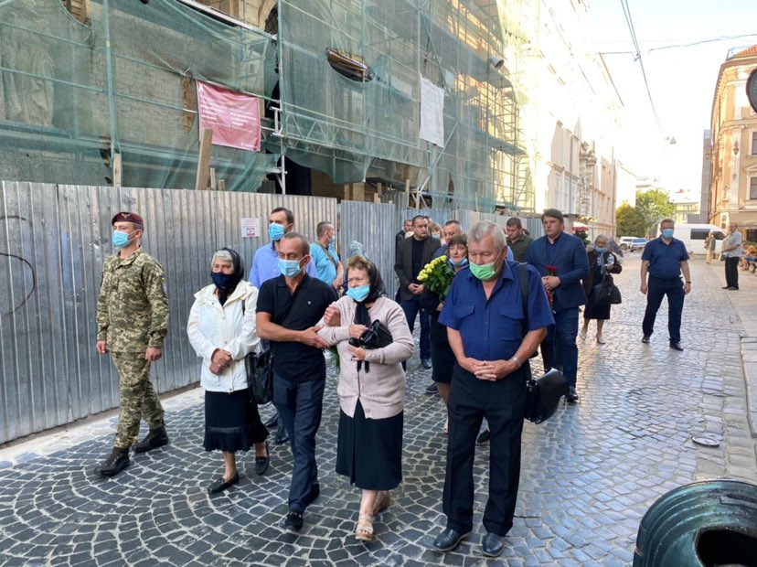 Львів попрощався з захисником України Олександром Оросом. Фото: Львівська міськрада.