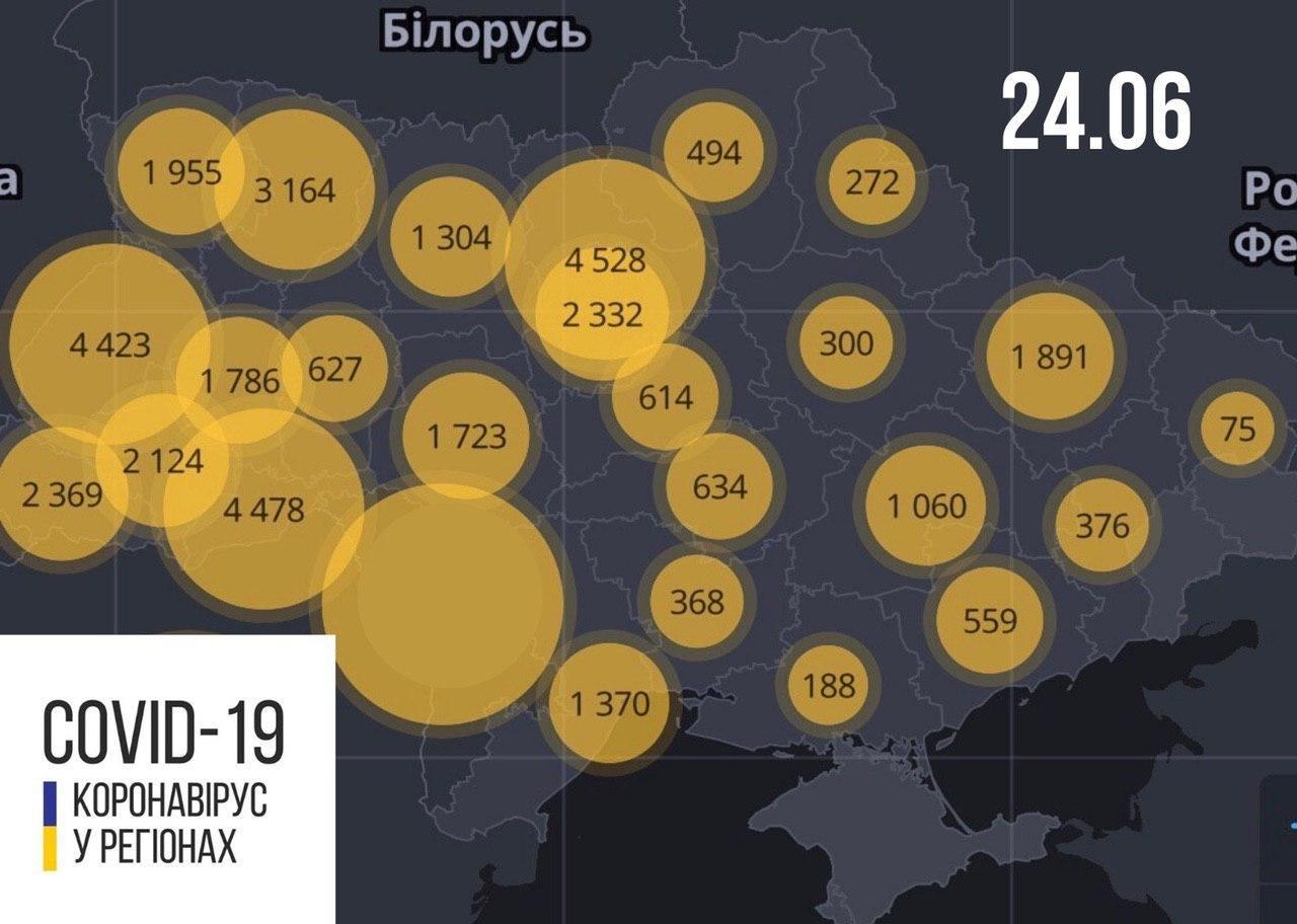 В Україні за час пандемії всього підтверджено 39 014 випадків інфікування коронавірусом.