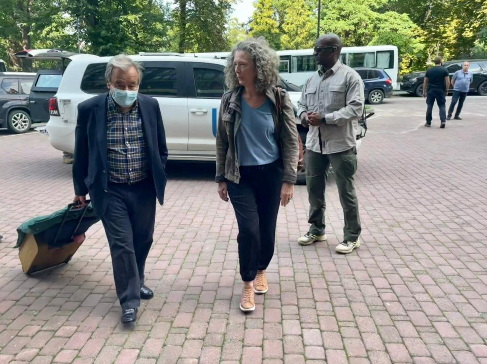 Генсек ООН Антоніу Гутерреш прибув у Львів.