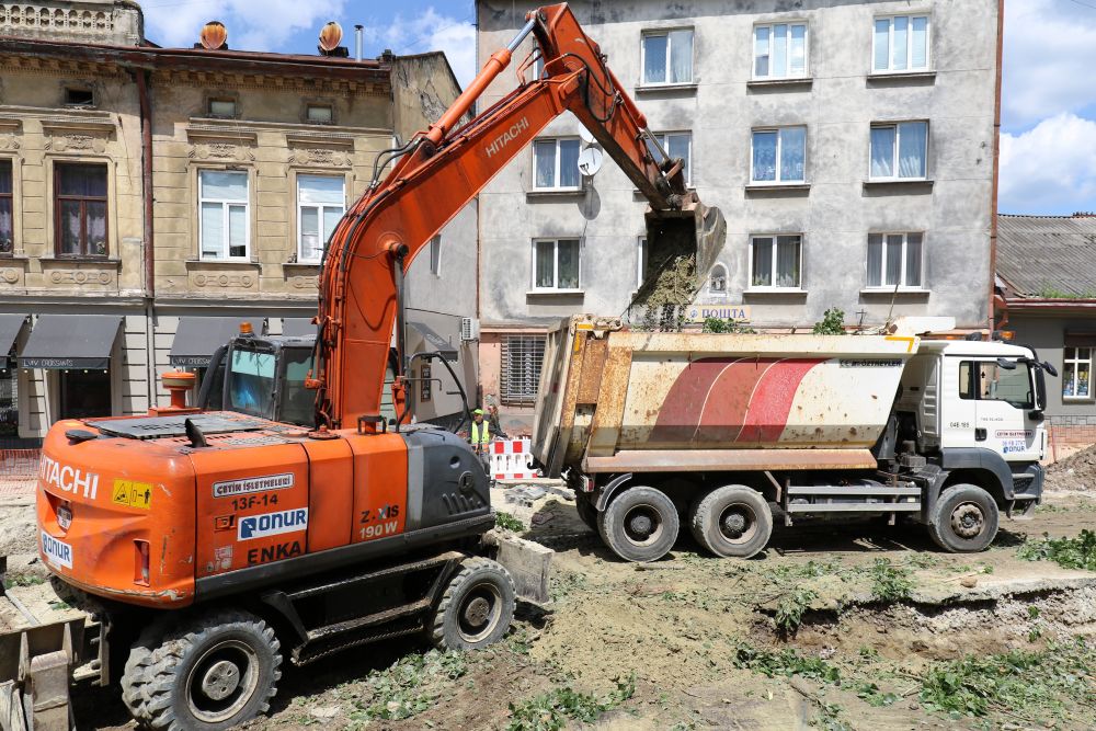Відремонтовану вулицю Богдана Хмельницького відкриють раніше. Фото: Львівська міськрада.
