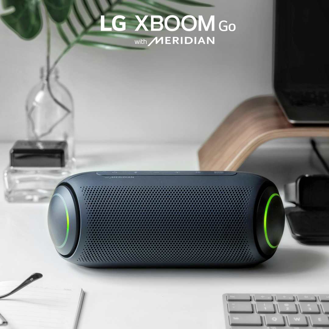 MUSIC MUST GO ON З ПОРТАТИВНИМИ КОЛОНКАМИ LG XBOOM GO СЕРІЇ PL фото 2 1