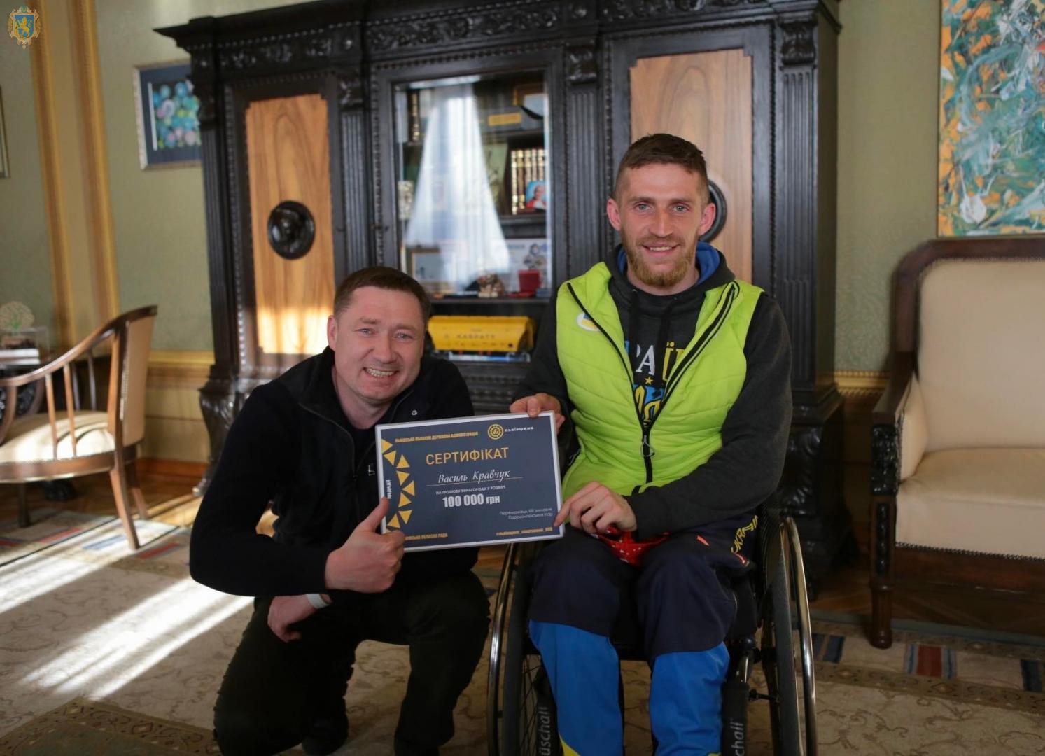 Василь Кравчук зі Сколівщини привіз золоту медаль із XIII Зимових Паралімпійських Ігор.