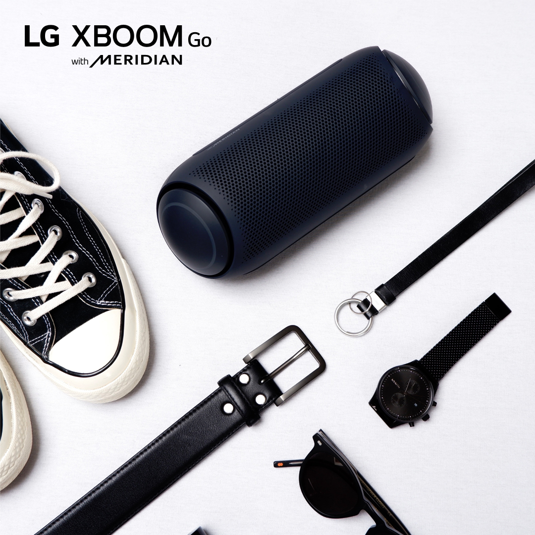 MUSIC MUST GO ON З ПОРТАТИВНИМИ КОЛОНКАМИ LG XBOOM GO СЕРІЇ PL фото 1
