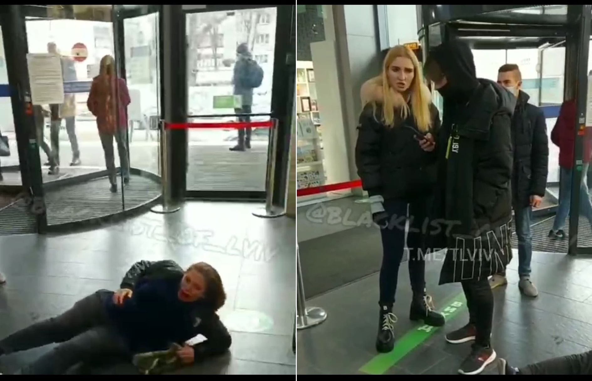 Скріншот із відео з  Тelegram-каналу Типовий Львів.