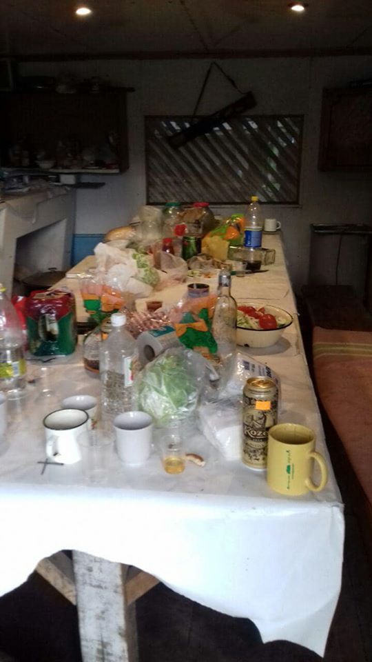 Кривавій розправі передувало гучне застілля. Фото: Антон Геращенко.