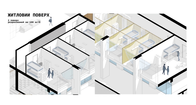 Колишній будинок культури у Львові перетворять на Urban Camp Lviv — візуалізація.