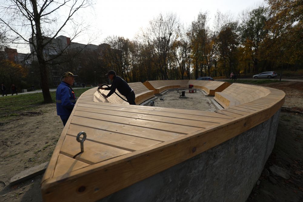 У львівському парку з'явиться дерев&rsquo;янний корабель із лазанками на палубі. Фото: Роман Балук