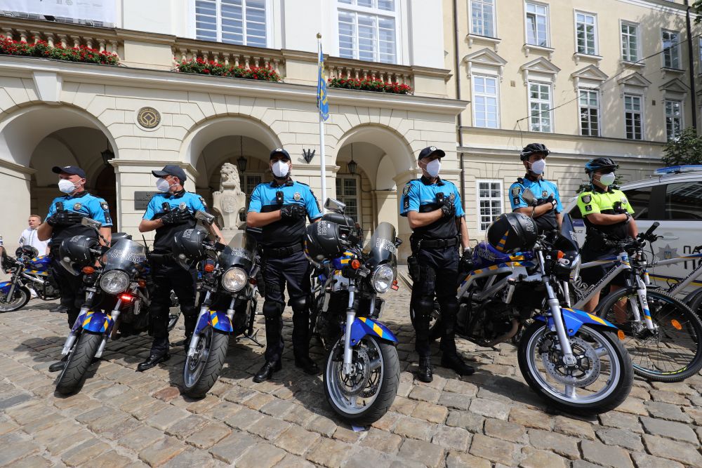 На львівські вулиці виїхали мотопатрулі. Фото: Львівська міськрада. 