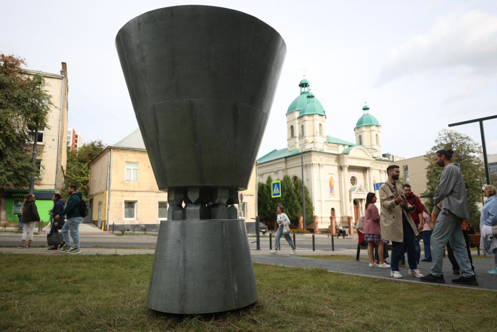 Одна з львівських вулиць перетворилася на мистецьку галерею.
