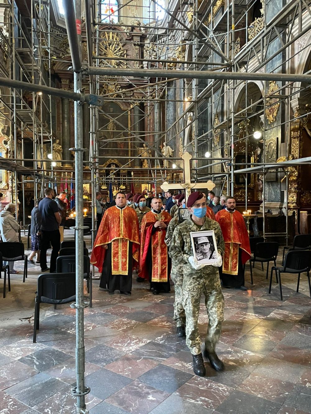 Львів попрощався з захисником України Олександром Оросом. Фото: Львівська міськрада.