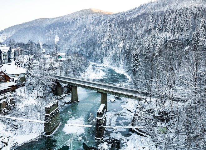 Гід зимовими Карпатами: їдемо у Яремче. Фото: Тravel.tochka.net