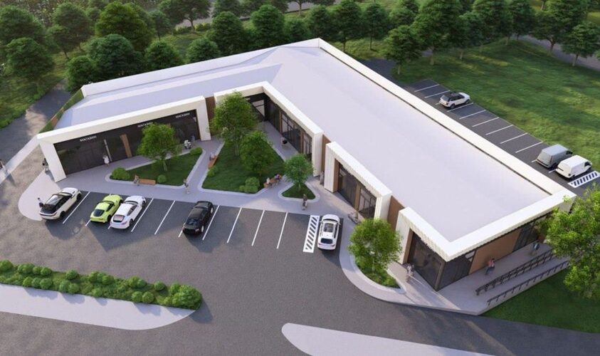 У Дублянах збудують новий торговий центр: візуалізація.