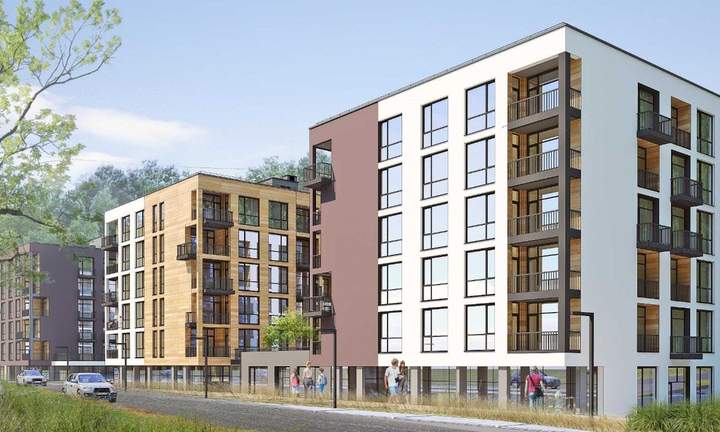 На вул. Широкій, 22 у Брюховичах збудують ЖК &laquo;Грінвуд 3&raquo;. Фото: Наші гроші.Львів